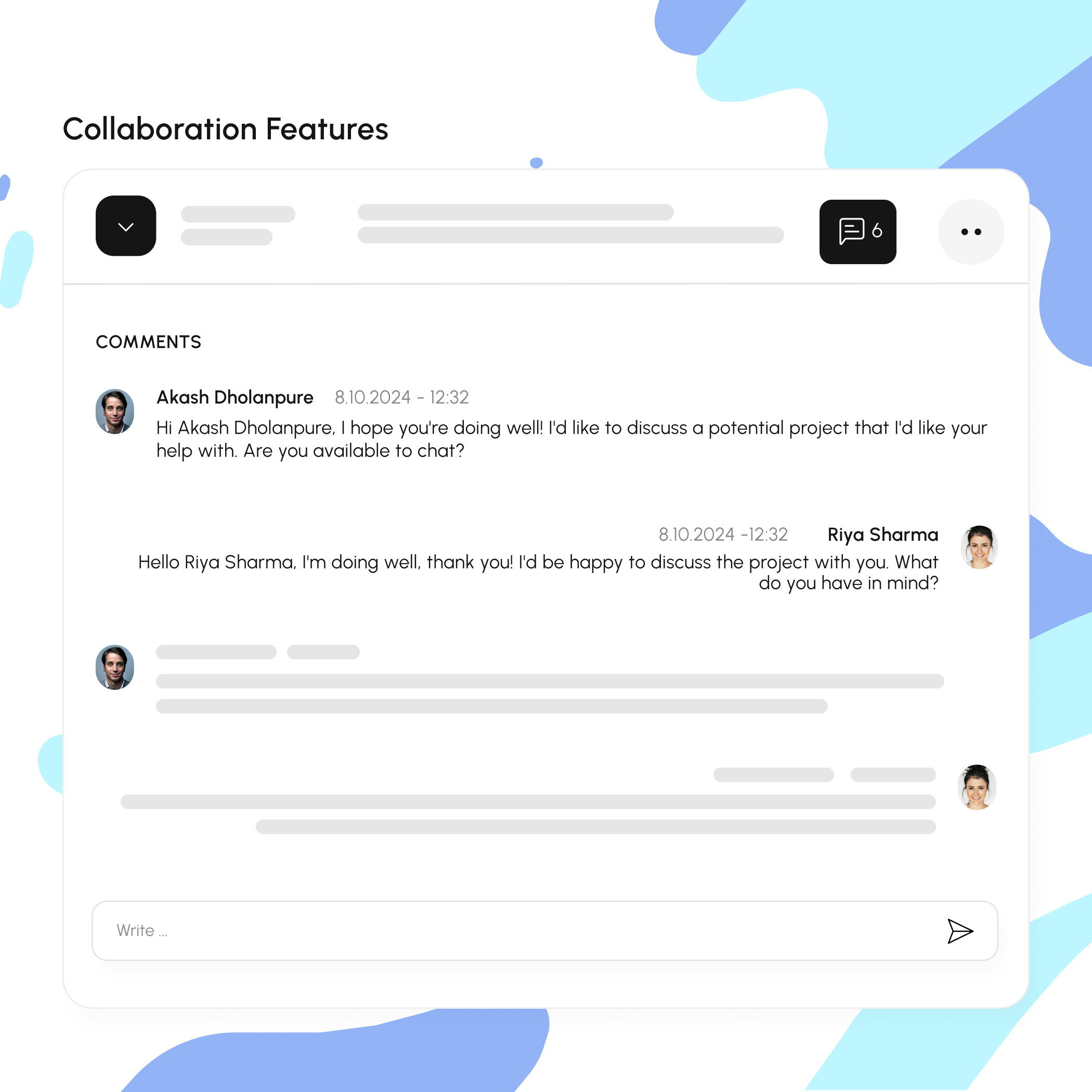 Collaboration Features illustration